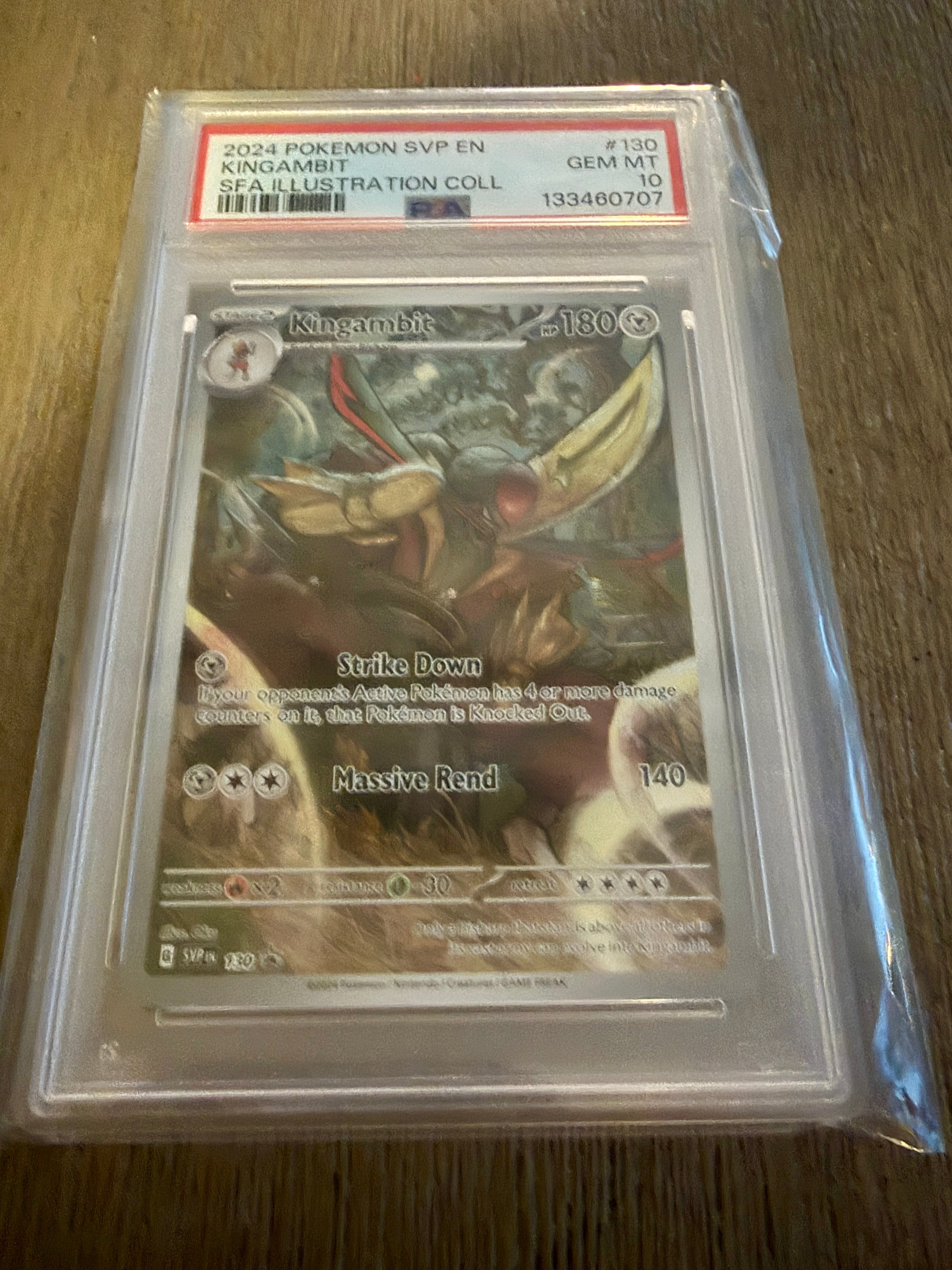 Kingambit Scarlet & Violet Promo Card (SVP130) - Graded PSA 10
